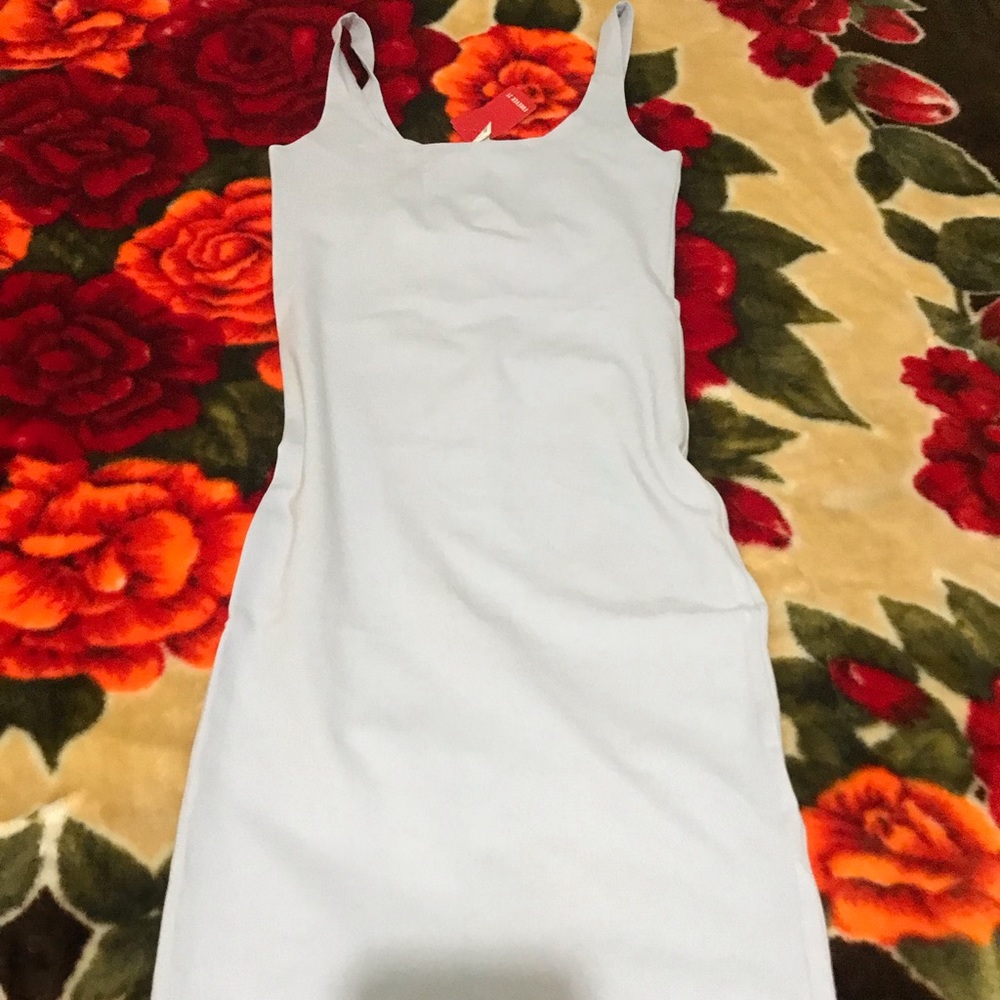 Baby blue bodycon dress